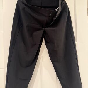 Athleta Black Trousers Straight-Leg Design